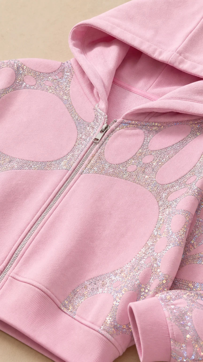 Conjunto de chándal con perlas