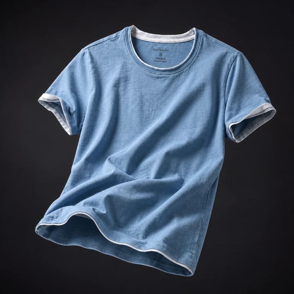 Camiseta manga corta de algodón