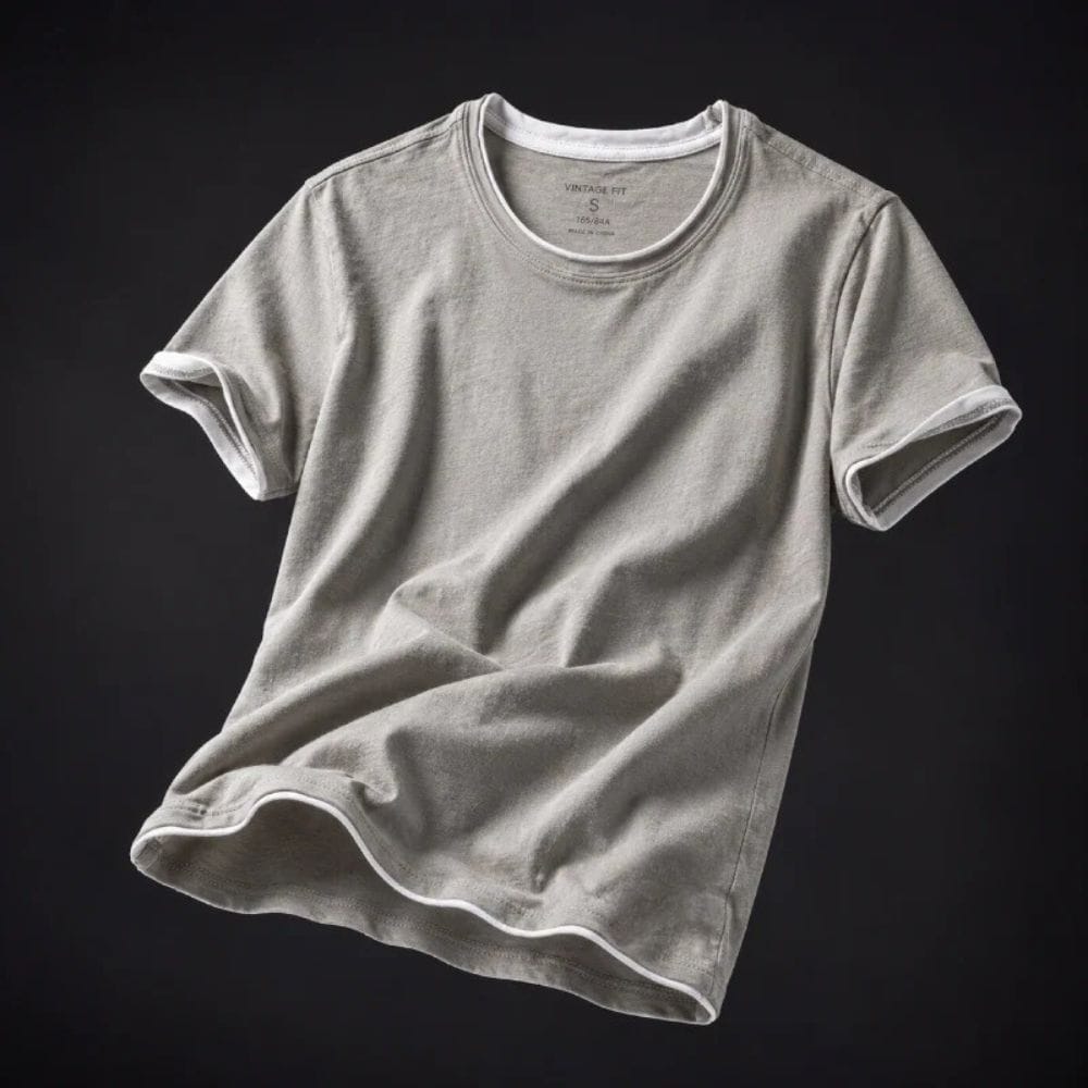 Camiseta manga corta de algodón