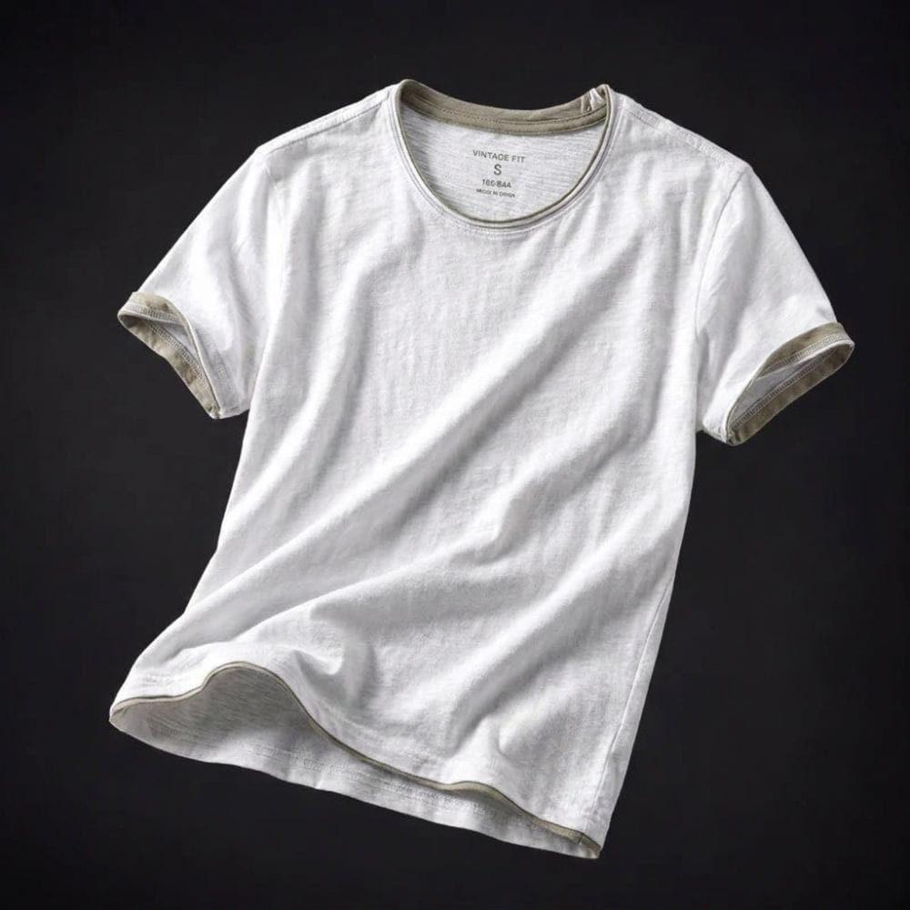 Camiseta manga corta de algodón