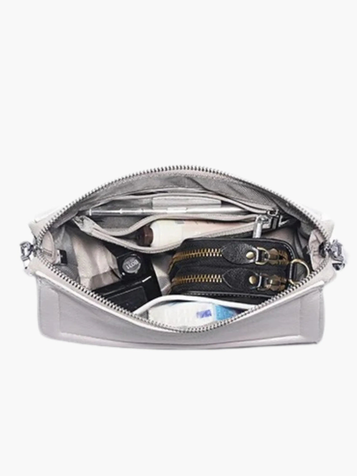 Bolso bandolera de piel