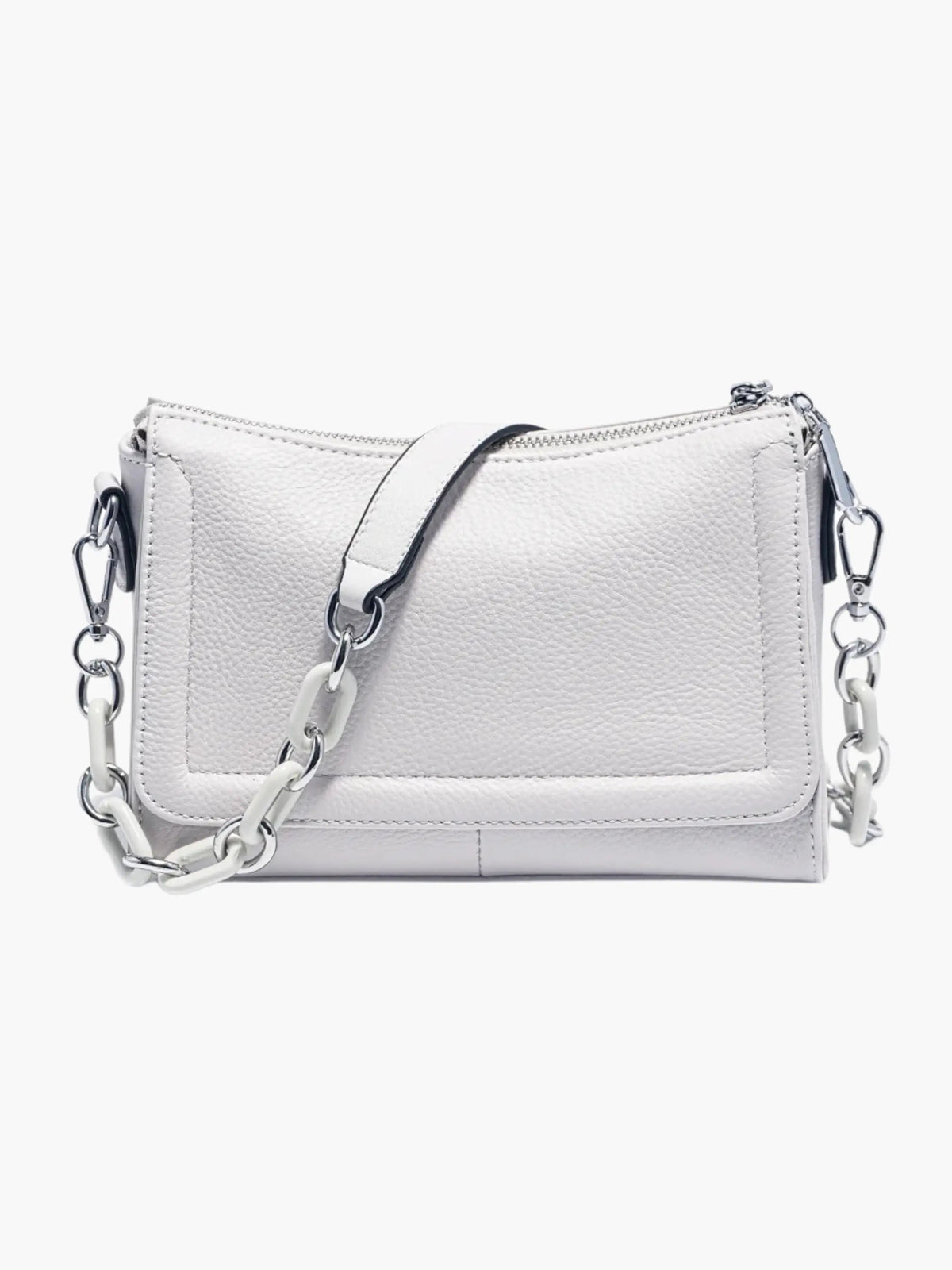 Bolso bandolera de piel