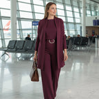 Conjunto elegante de tres piezas