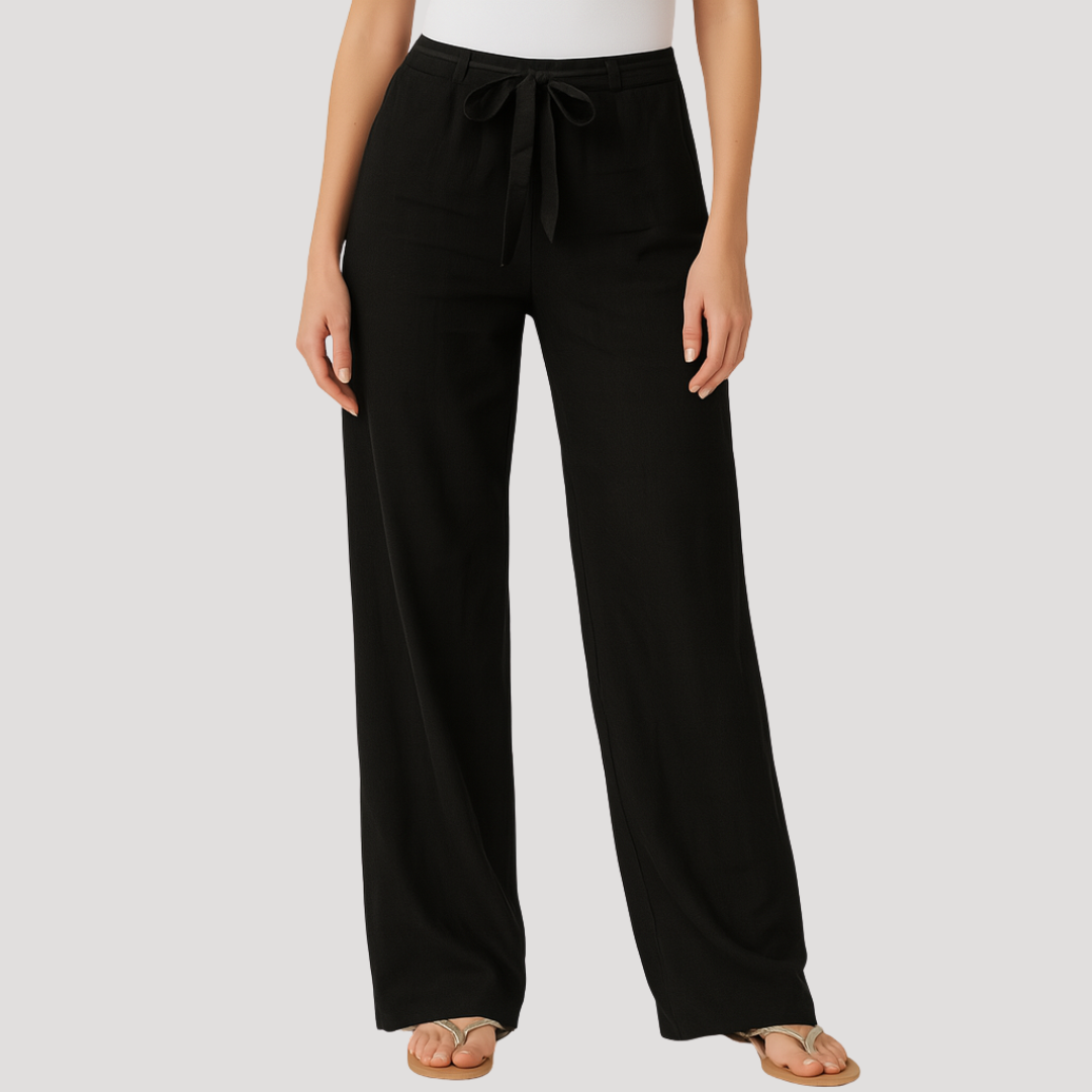 Pantalón casual con cintura elástica