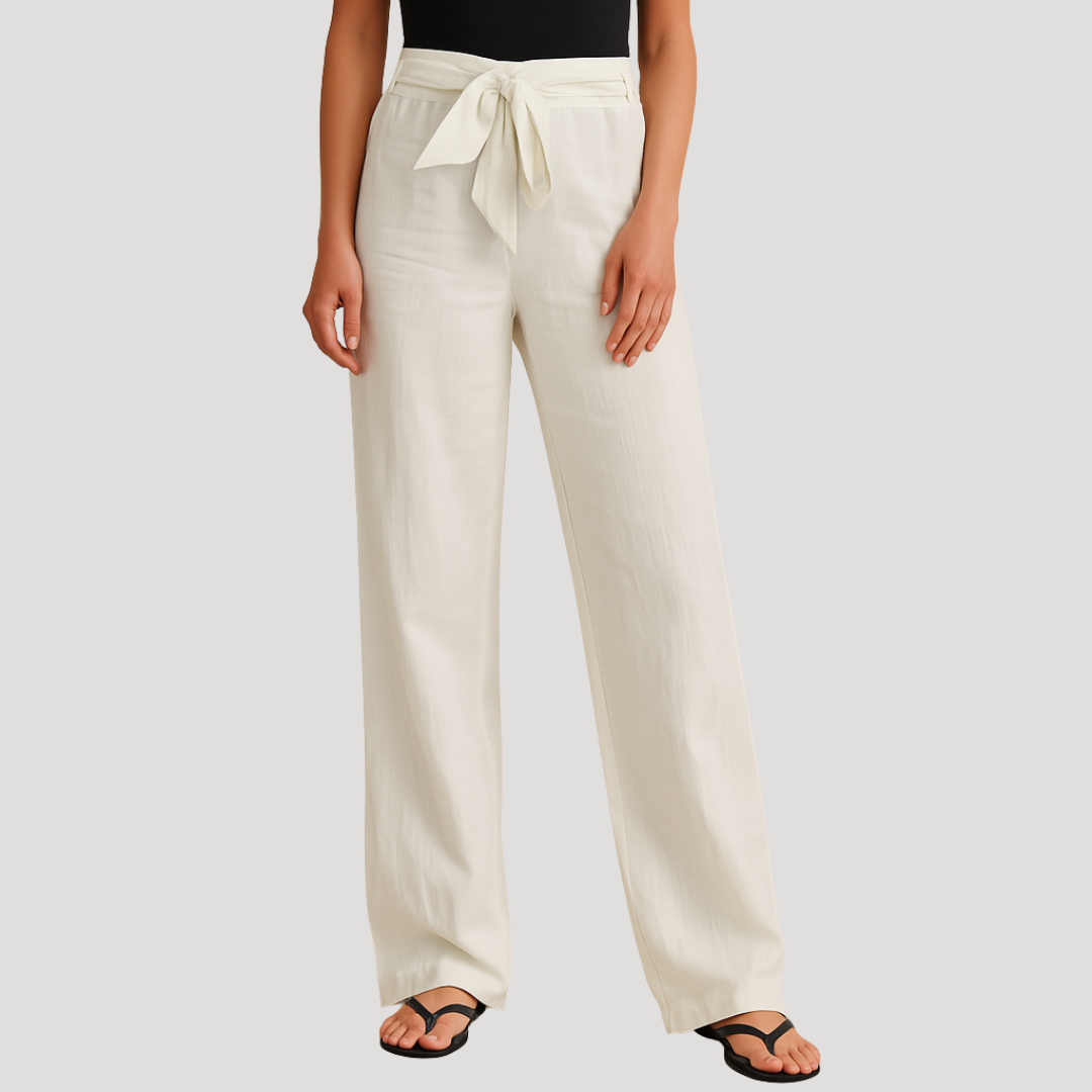 Pantalón casual con cintura elástica