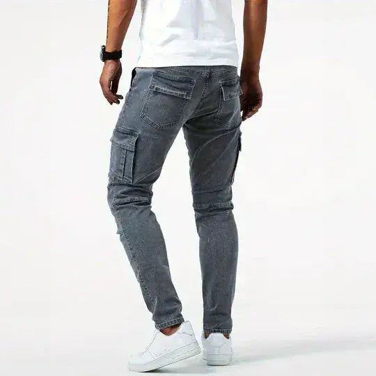 Vaqueros Cargo Denim