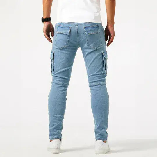Vaqueros Cargo Denim