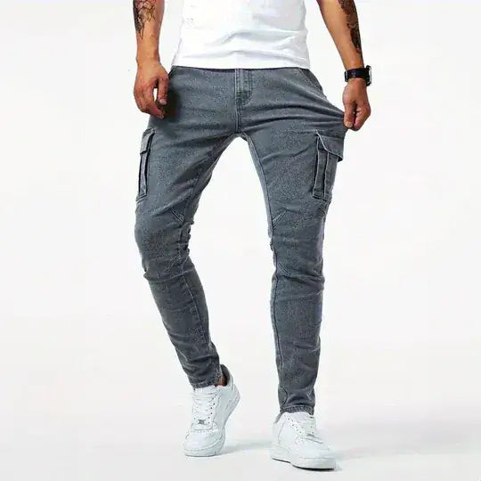 Vaqueros Cargo Denim