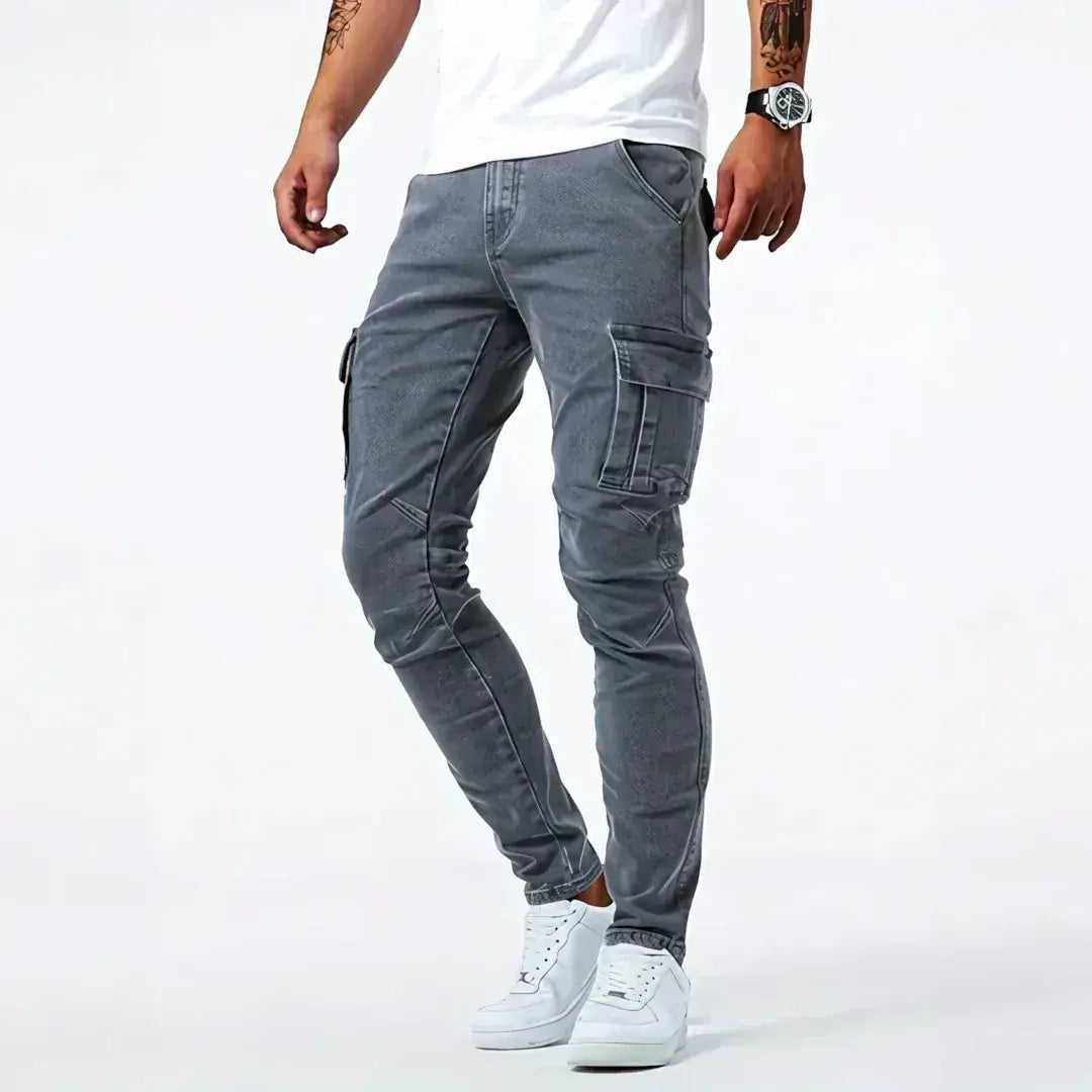 Vaqueros Cargo Denim
