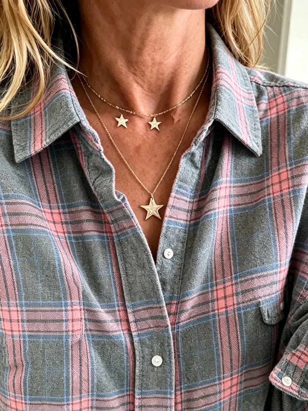 Camisa oversize de cuadros
