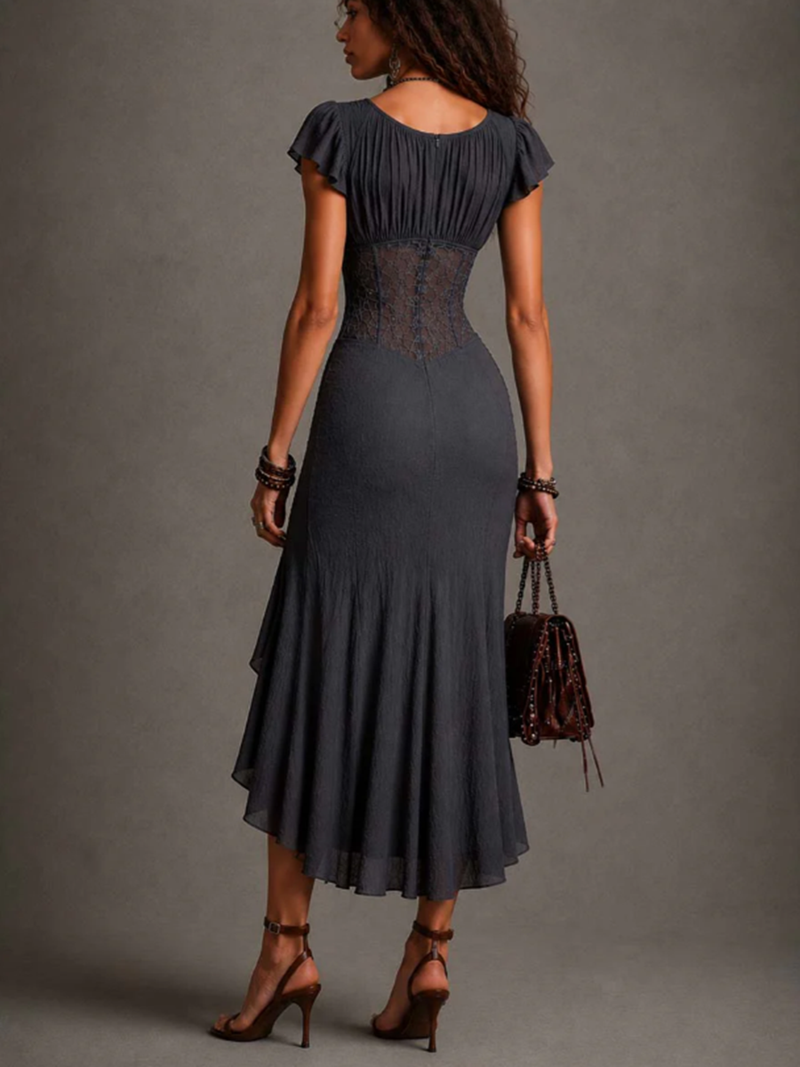 Vestido Midi de Encaje