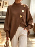 Jersey de punto vintage con botones