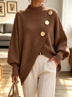 Jersey de punto vintage con botones