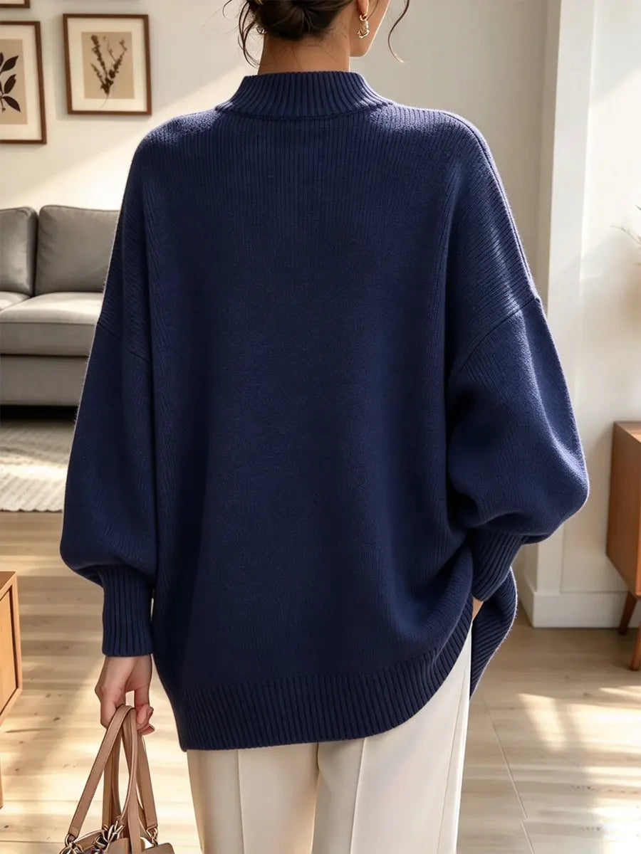 Jersey de punto vintage con botones