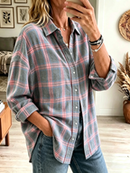 Camisa oversize de cuadros