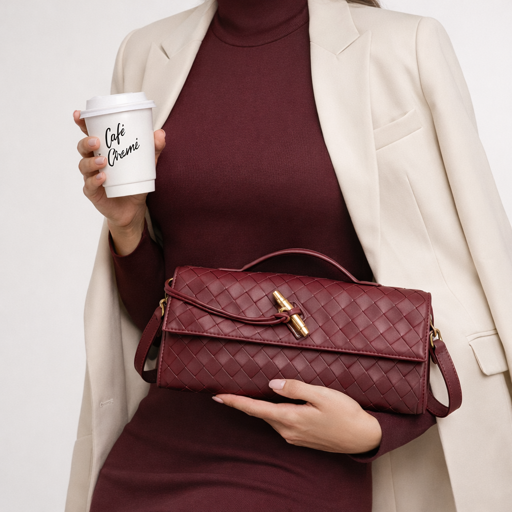 Bolso Trenzado con Correa Extraíble