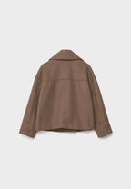 Chaqueta cruzada cómoda y elegante