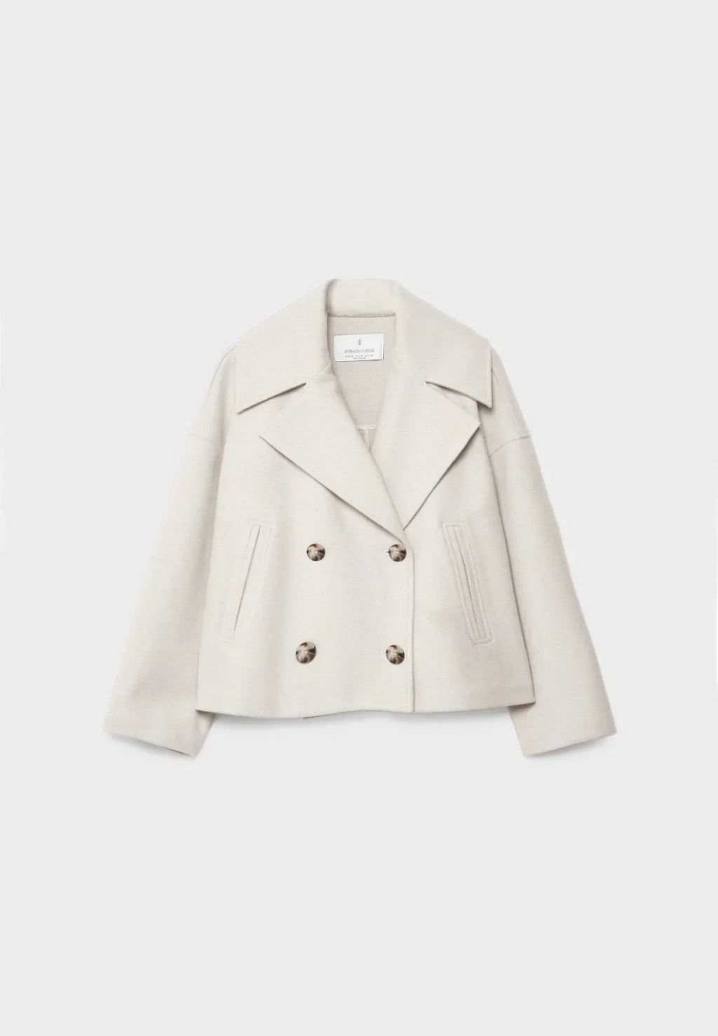 Chaqueta cruzada cómoda y elegante